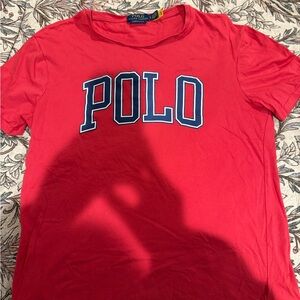 Ralph Lauren Custom Slim Fit Red Tee